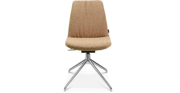 STUHL in Aluminium Flachgewebe Metall, Textil - Alufarben/Orange, Design, Textil/Metall (46/81,5-84,5/55cm) - Johann Jakob