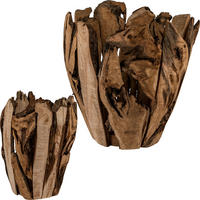 DEKOKORB  - Naturfarben, Basics, Holz (35/40/35cm)