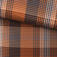 BETTWÄSCHE 140/200 cm  - Cognac/Dunkelblau, Basics, Textil (140/200cm) - Novel