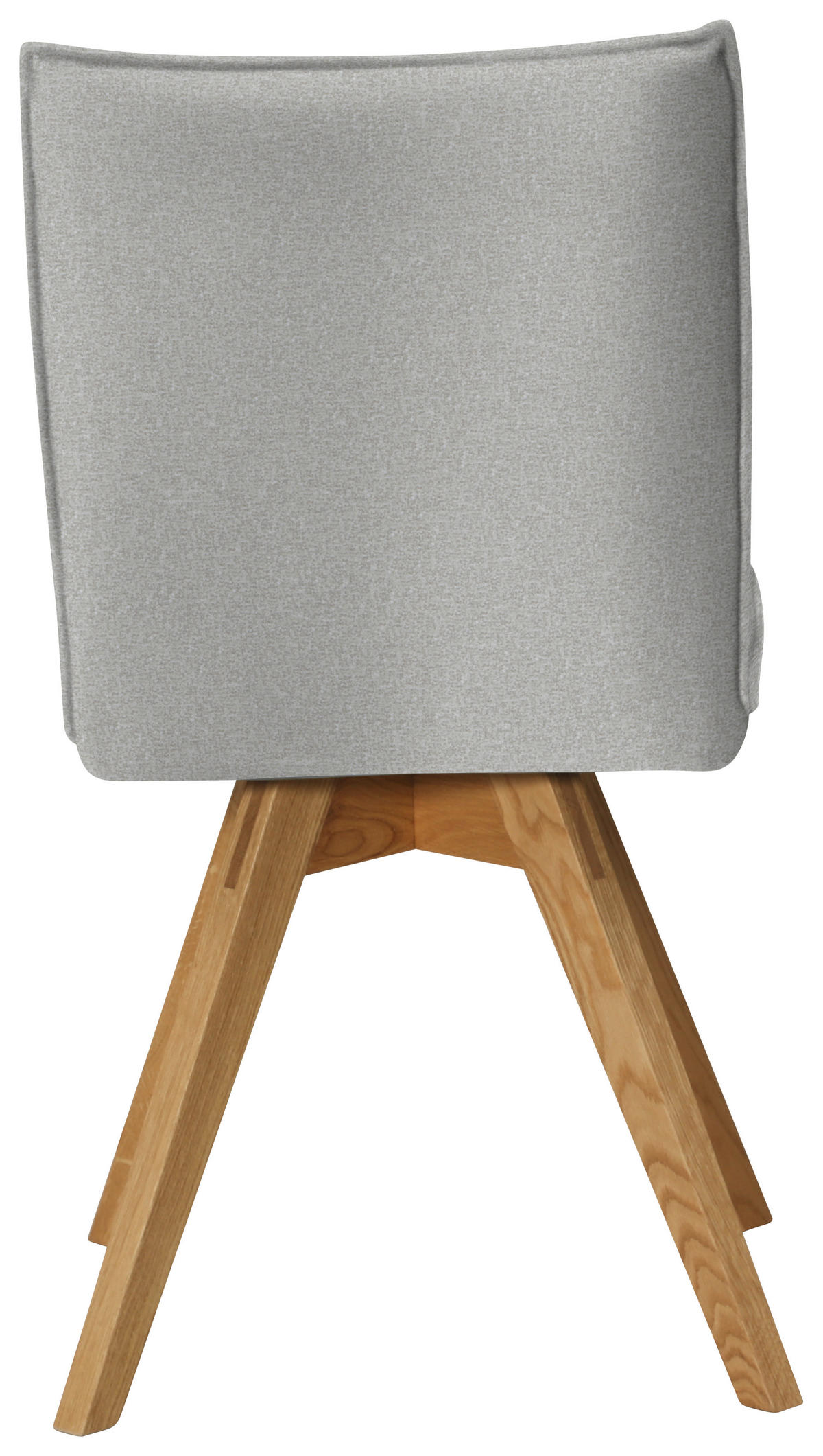 STUHL  in Samt  - Eichefarben/Creme, Konventionell, Holz/Textil (60/91/61cm) - Moderano