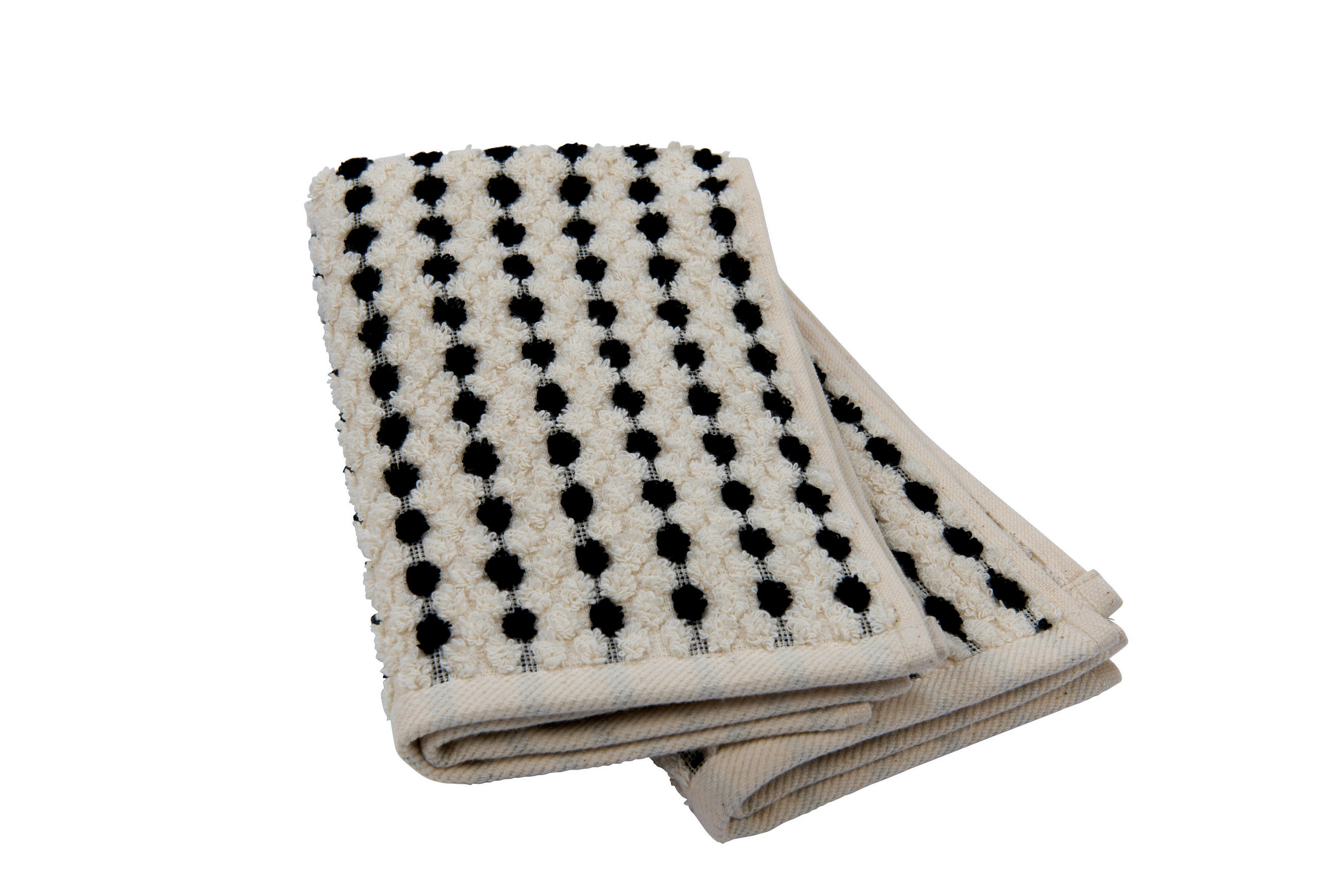SADA RUČNÍKŮ PRO HOSTY, 30/50 cm, černá, ecru - černá/ecru, Konvenční, textil (30/50cm) - Dieter Knoll