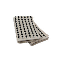SADA RUČNÍKŮ PRO HOSTY, 30/50 cm, černá, ecru - černá/ecru, Konvenční, textil (30/50cm) - Dieter Knoll