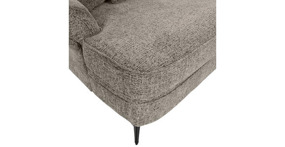 XXL-SESSEL - Graubraun/Schwarz, ROMANTIK / LANDHAUS, Textil/Metall (125/102/137cm) - Landscape