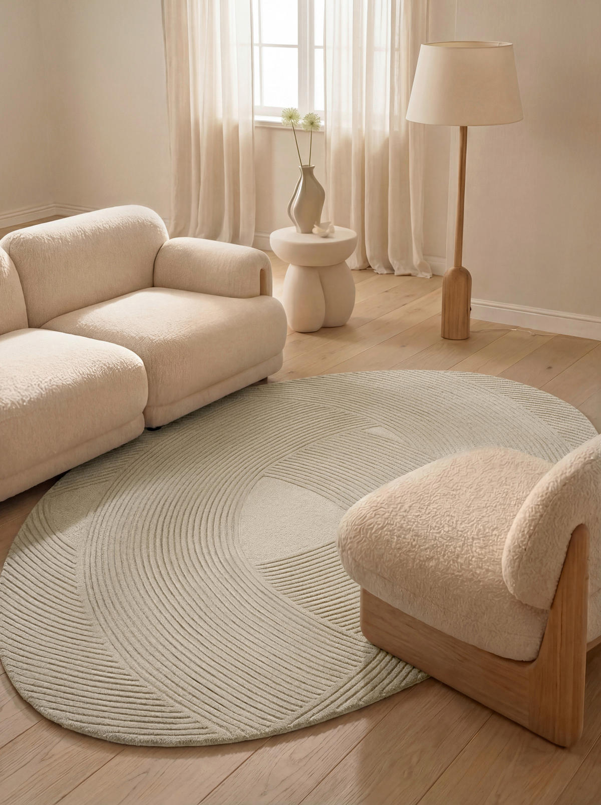 WOLLTEPPICH 160/230 cm Kensington Creme  - Creme, Basics, Textil (160/230cm) - Ted Baker