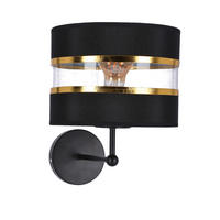 VÄGGLAMPA 26/28/20 cm   - svart, Design, metall (26/28/20cm)