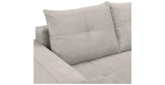 ECKSOFA  in Webstoff Naturfarben  - Schwarz/Naturfarben, KONVENTIONELL, Textil/Metall (292/192cm) - Carryhome