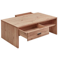 KLUB STOČIĆ 110/40/65 cm  boja hrasta, boja jasena  - boja hrasta/boja jasena, Osnovno, metal/pločasti materijal (110/40/65cm) - Linea Natura