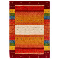 ORIENTÁLNÍ KOBEREC, 90/160 cm, vícebarevná, červená - vícebarevná/červená, Lifestyle, textil (90/160cm) - Cazaris