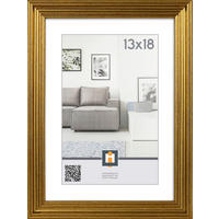 BILDERRAHMEN - Goldfarben, Basics, Glas/Kunststoff (15/20/1.2cm)