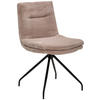 STUHL - Taupe/Schwarz, Design, Textil/Metall (50/85/64cm) - Musterring