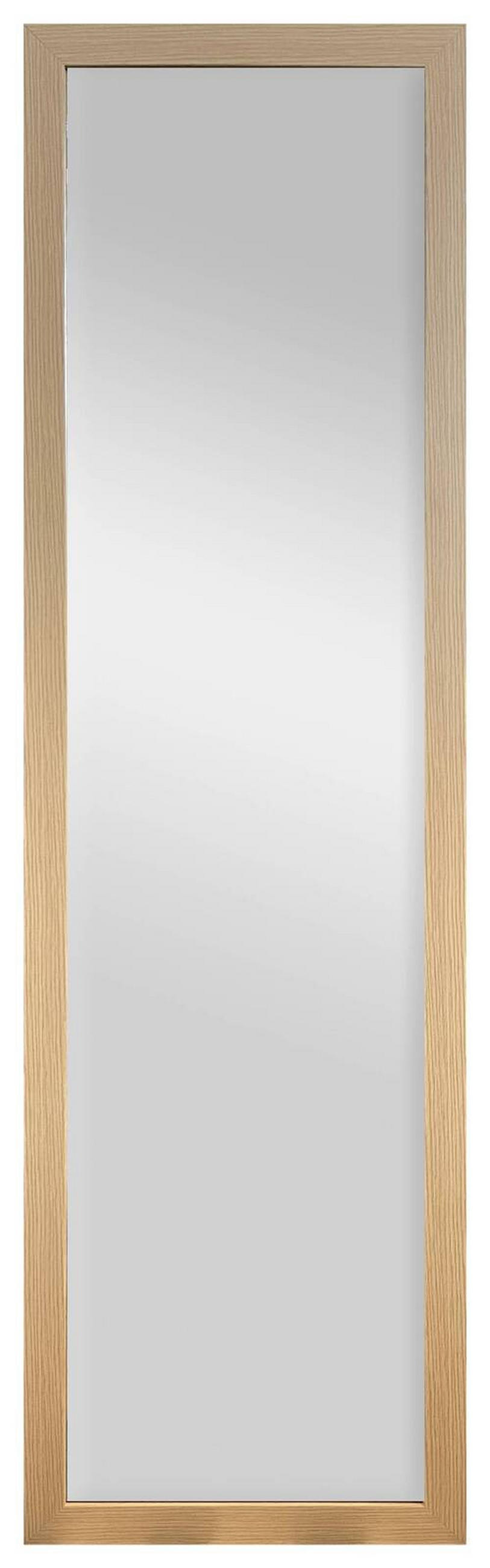 WANDSPIEGEL 36/126/1,5 cm    - Eichefarben, Design, Glas/Holzwerkstoff (36/126/1,5cm) - Carryhome