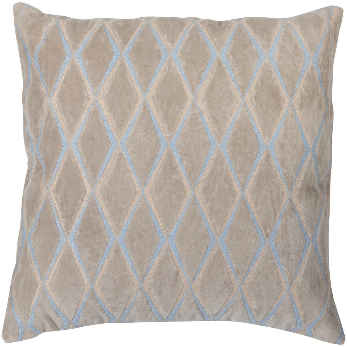 ZIERKISSENSET Laon 3-teilig 45/45 cm  - Blau/Naturfarben, Basics, Textil (45/45cm) - Livetastic