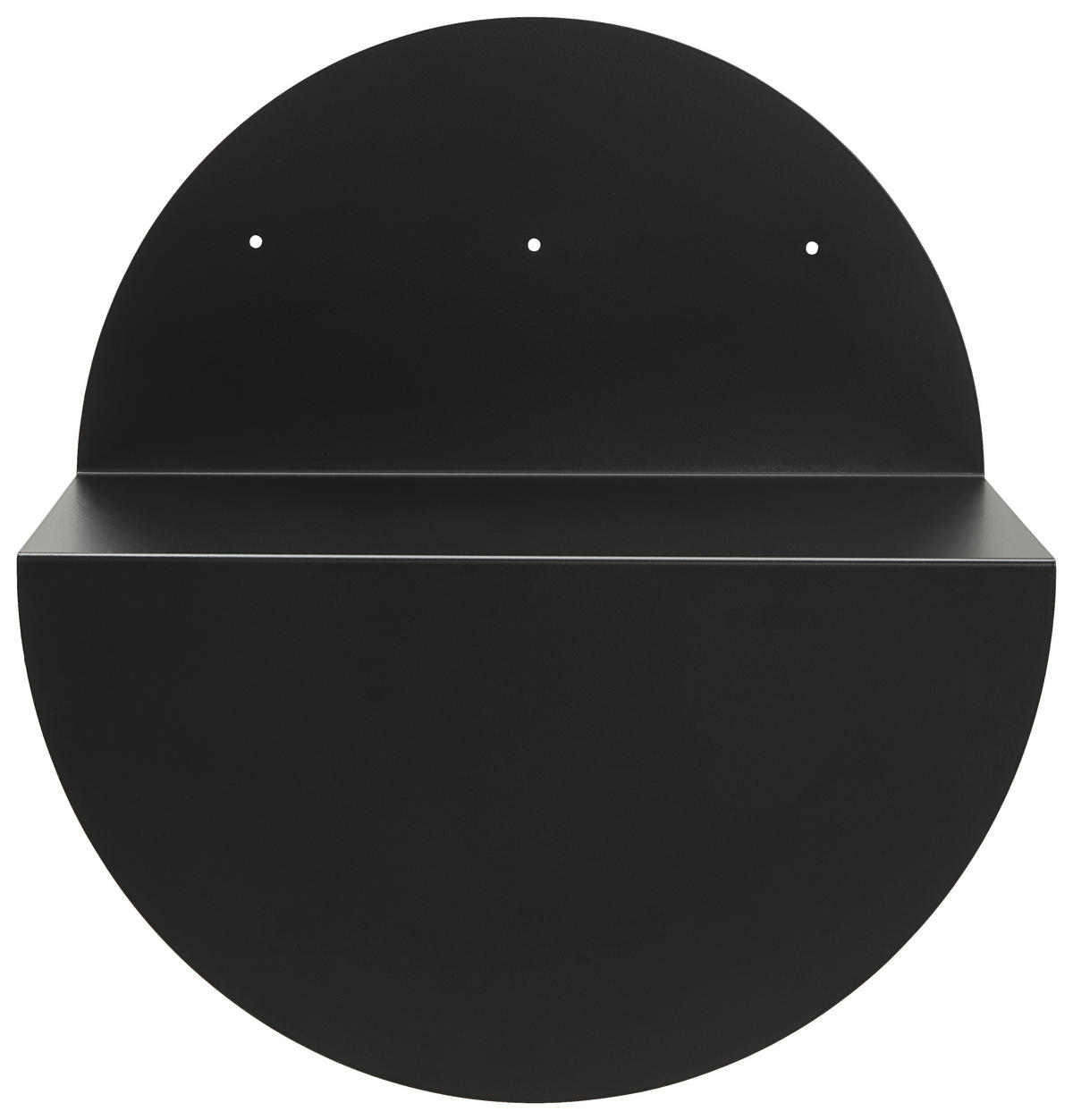 WANDBOARD Schwarz  - Schwarz, Design, Metall (40/20/40cm) - MID.YOU