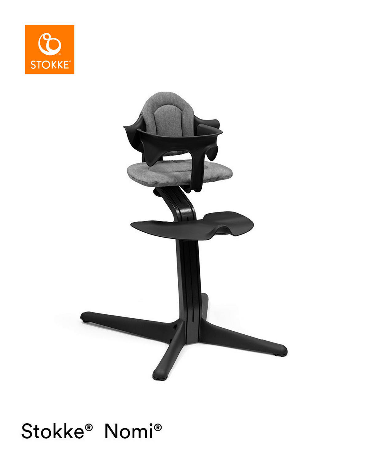 HOCHSTUHL Nomi Schwarz  - Schwarz, Basics, Holz (52/83.50/59cm) - Stokke