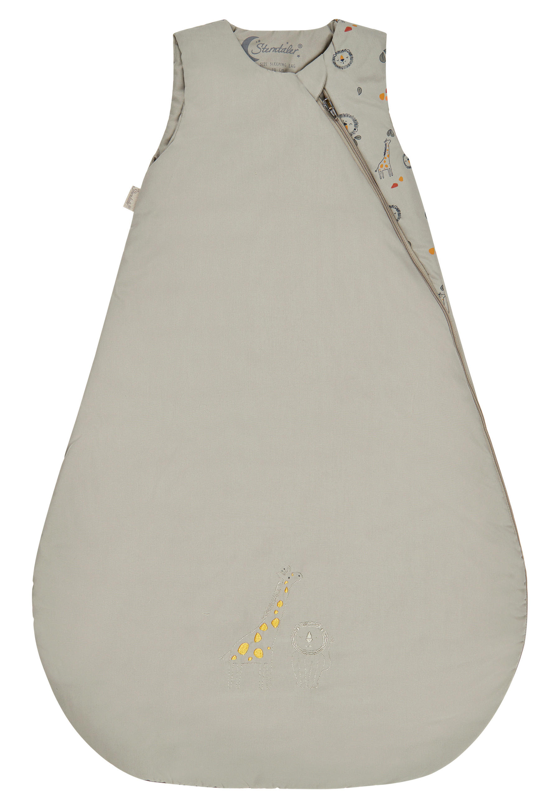 BABYSCHLAFSACK Löwe Leo    70   - Mintgrau, Basics, Textil (70null) - Sterntaler