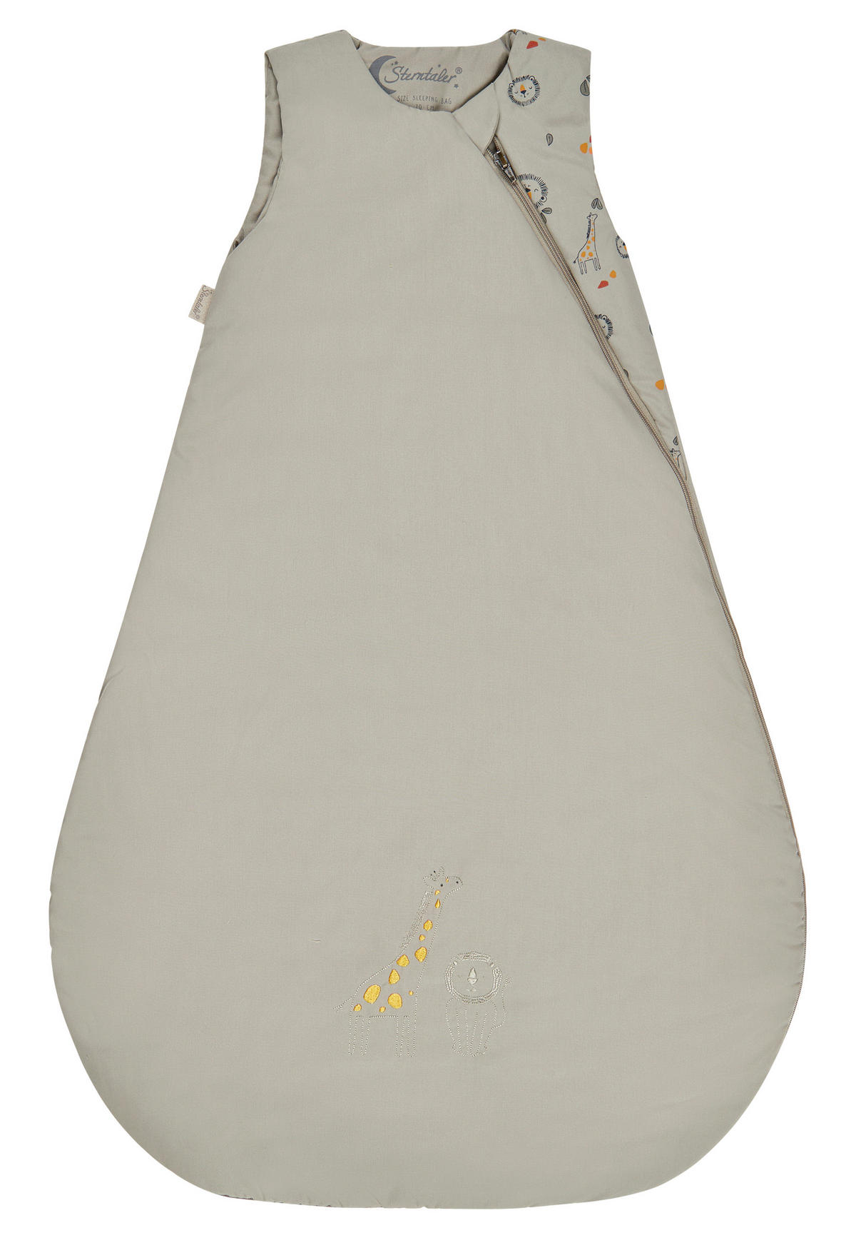 BABYSCHLAFSACK Löwe Leo    70   - Mintgrau, Basics, Textil (70null) - Sterntaler