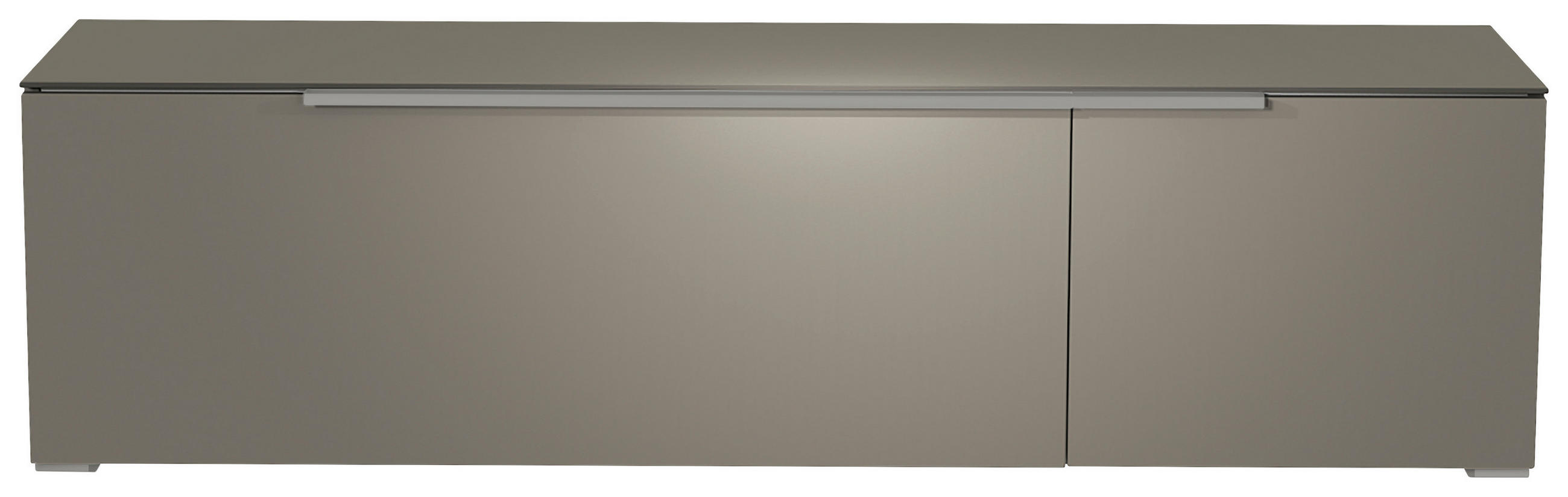 LOWBOARD Alufarben  160/43/45 cm  - Alufarben, Design, Glas/Holzwerkstoff (160/43/45cm) - Moderano