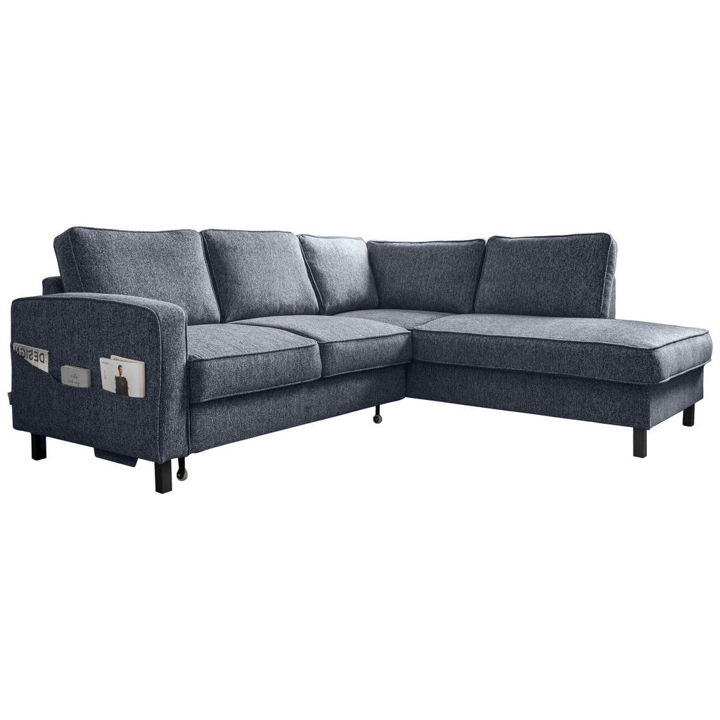MID.YOU ROHOVÁ SEDAČKA, textil, tmavě modrá