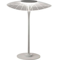 LED-TISCHLEUCHTE Vela 29/23/36,5 cm   - Weiß, Basics, Kunststoff/Metall (29/23/36,5cm) - Fabas Luce