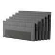 BOXSPRINGBETT 180/200 cm  in Schwarz  - Alufarben/Schwarz, KONVENTIONELL, Textil/Metall (180/200cm) - Dieter Knoll