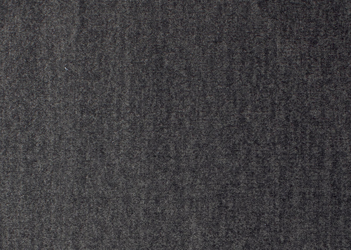 ECKSOFA Dunkelgrau Samt, Webstoff  - Dunkelgrau/Schwarz, Design, Textil/Metall (216/300cm) - Welnova