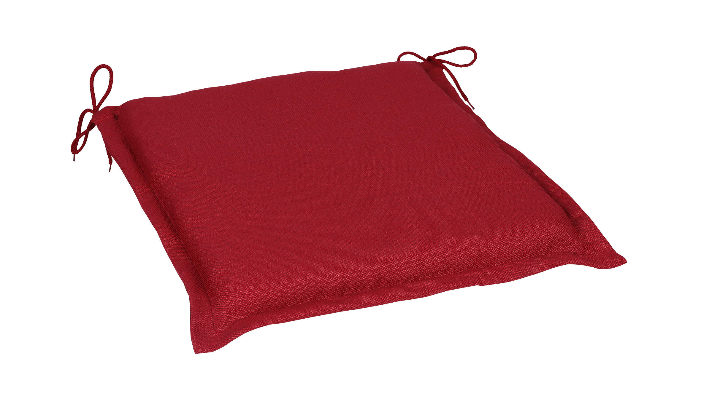 GARTENSITZKISSEN in Rot Uni  - Rot, Basics, Textil (45/5/47cm)