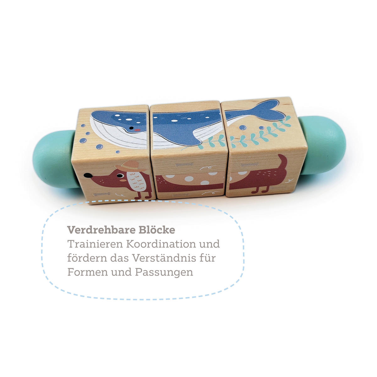 BABYBOX GESCHICKLICHKEIT - Multicolor/Hellblau, Basics, Holz/Papier