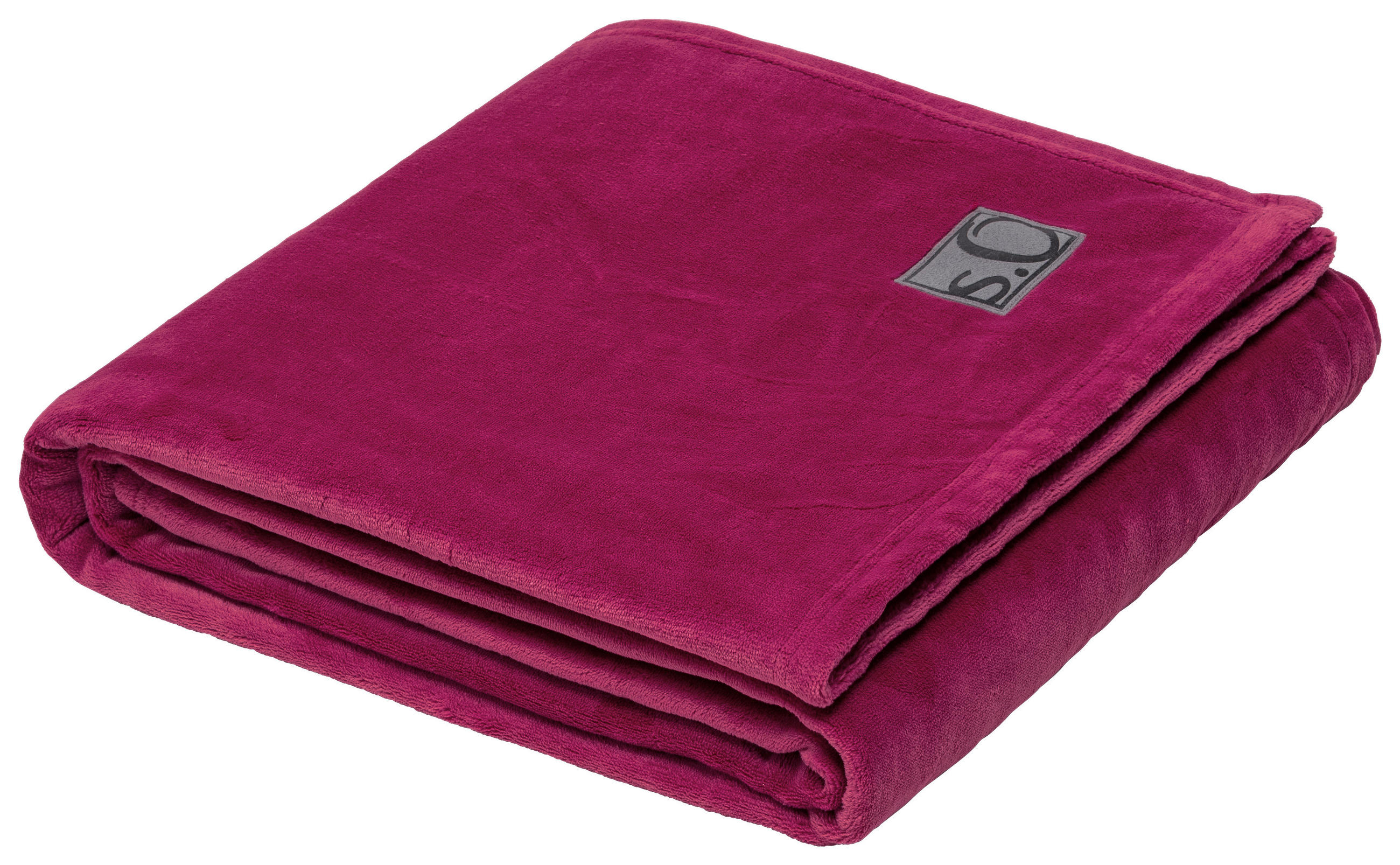 DEKA 150/200 cm  UNI  - Magenta, Basics, tekstil (150/200cm) - S. Oliver