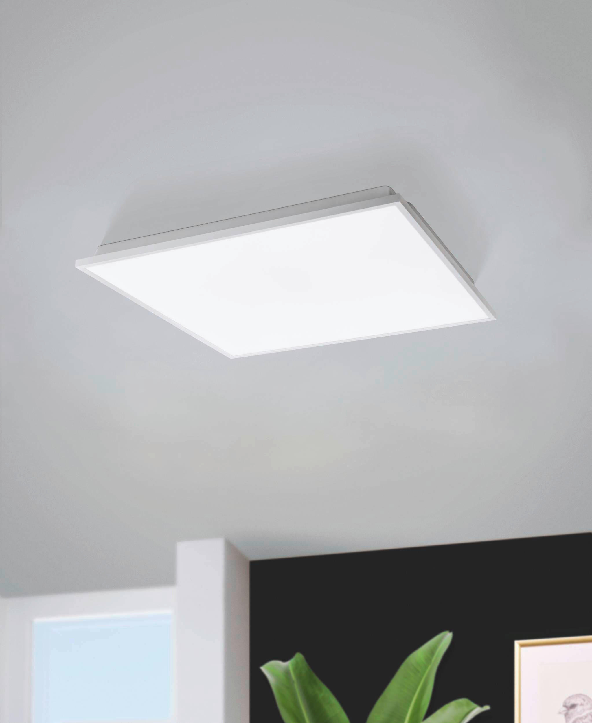 LED-PANEEL - Weiss, Basics, Kunststoff/Metall (45/45/4cm) - Eglo