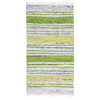 FLECKERLTEPPICH 60/120 cm Stella Grün, Weiß  - Weiß/Grün, KONVENTIONELL, Textil (60/120cm) - Novel