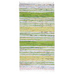 FLECKERLTEPPICH 60/120 cm Stella Grün, Weiß  - Weiß/Grün, KONVENTIONELL, Textil (60/120cm) - Novel