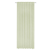 HOTOVÝ ZÁVĚS, poloprůhledné, 140/245 cm - zelená, Natur, textil (140/245cm) - Esposa