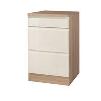 KÜCHENUNTERSCHRANK 50/85/60 cm  in Creme  - Creme/Sonoma Eiche, Basics, Holzwerkstoff (50/85/60cm) - Held