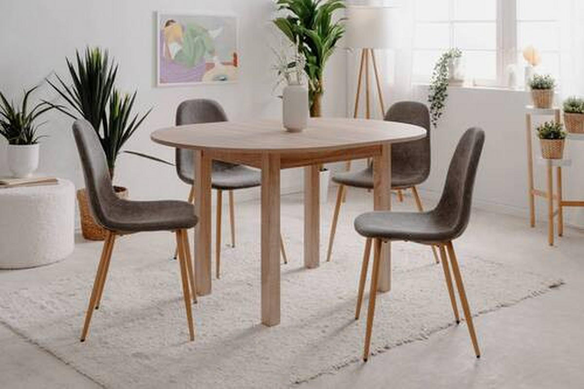 STOL ZA BLAGOVAONICU  hrast Sonoma  drvni materijal      - hrast Sonoma, Basics, drvni materijal (100/75cm) - MID.YOU