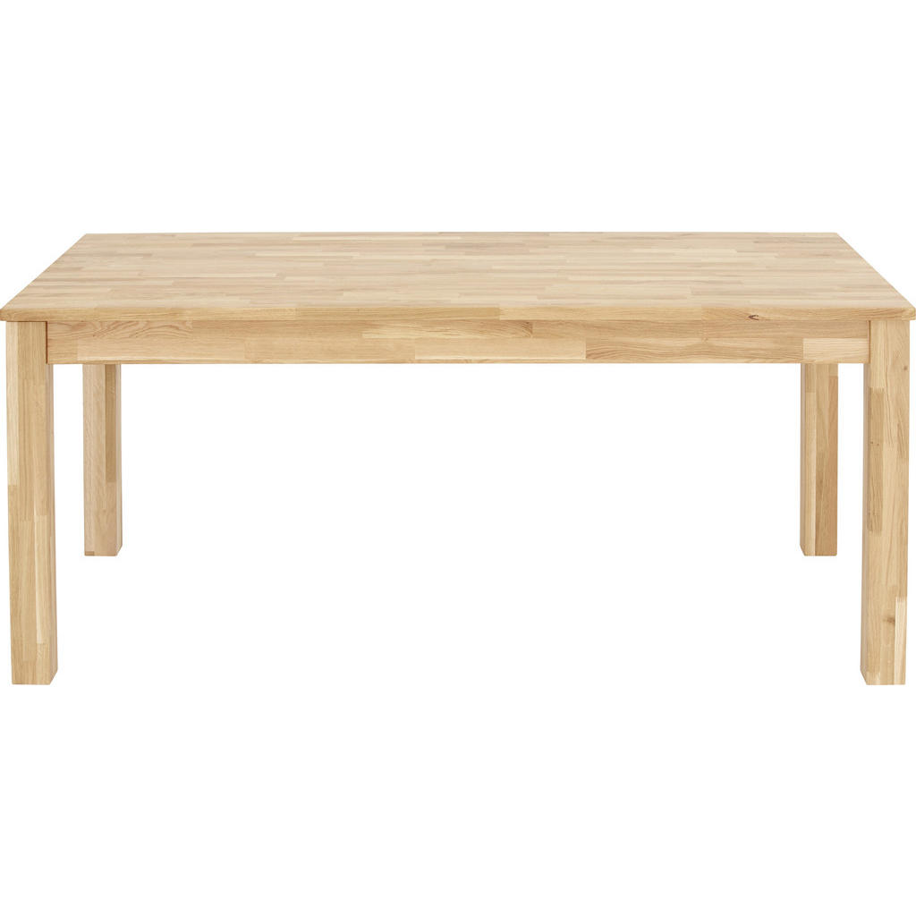 Thumbnail - Valdera Esstisch, Eiche, Holz, Wildeiche, massiv, rechteckig, eckig, 90x76x180-250 cm, ausziehbar, Esszimmer, Tische, Es...