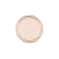 LED-DECKENLEUCHTE  38/7 cm    - Chromfarben/Weiss, Konventionell, Kunststoff (38/7cm)
