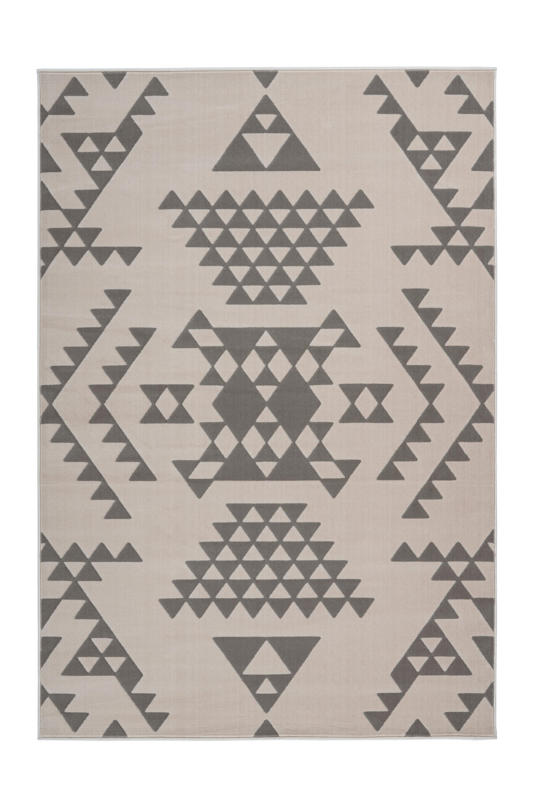 FLATVÄVD MATTA 120/170 cm  - taupe/cremefärgad, Basics, textil (120/170cm) - Kayoom