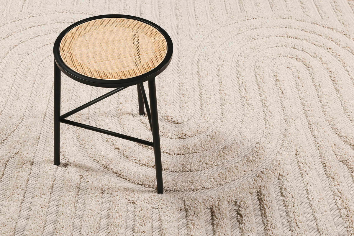 OUTDOORTEPPICH 160/225 cm Miles Creme  - Creme, KONVENTIONELL, Textil (160/225cm) - Esprit