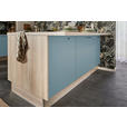 ECKKÜCHE  in Pastellblau, Hellbraun  - Hellbraun/Pastellblau, Design, Holzwerkstoff/Metall (150/280/192cm) - Xora