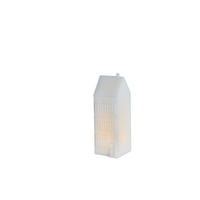 LED-KERZE  - Weiß, KONVENTIONELL, Naturmaterialien (6/6/17,5cm)