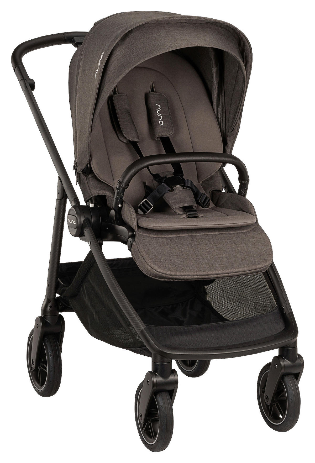 KINDERWAGEN Swiv  - Schwarz/Grau, Basics, Textil/Metall (94/54/103cm) - Nuna