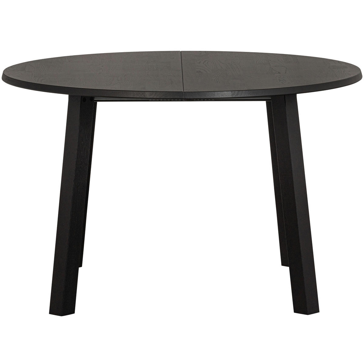 ESSTISCH in Holz 120-200/120/75 cm  - Schwarz, Design, Holz (120-200/120/75cm) - Livetastic