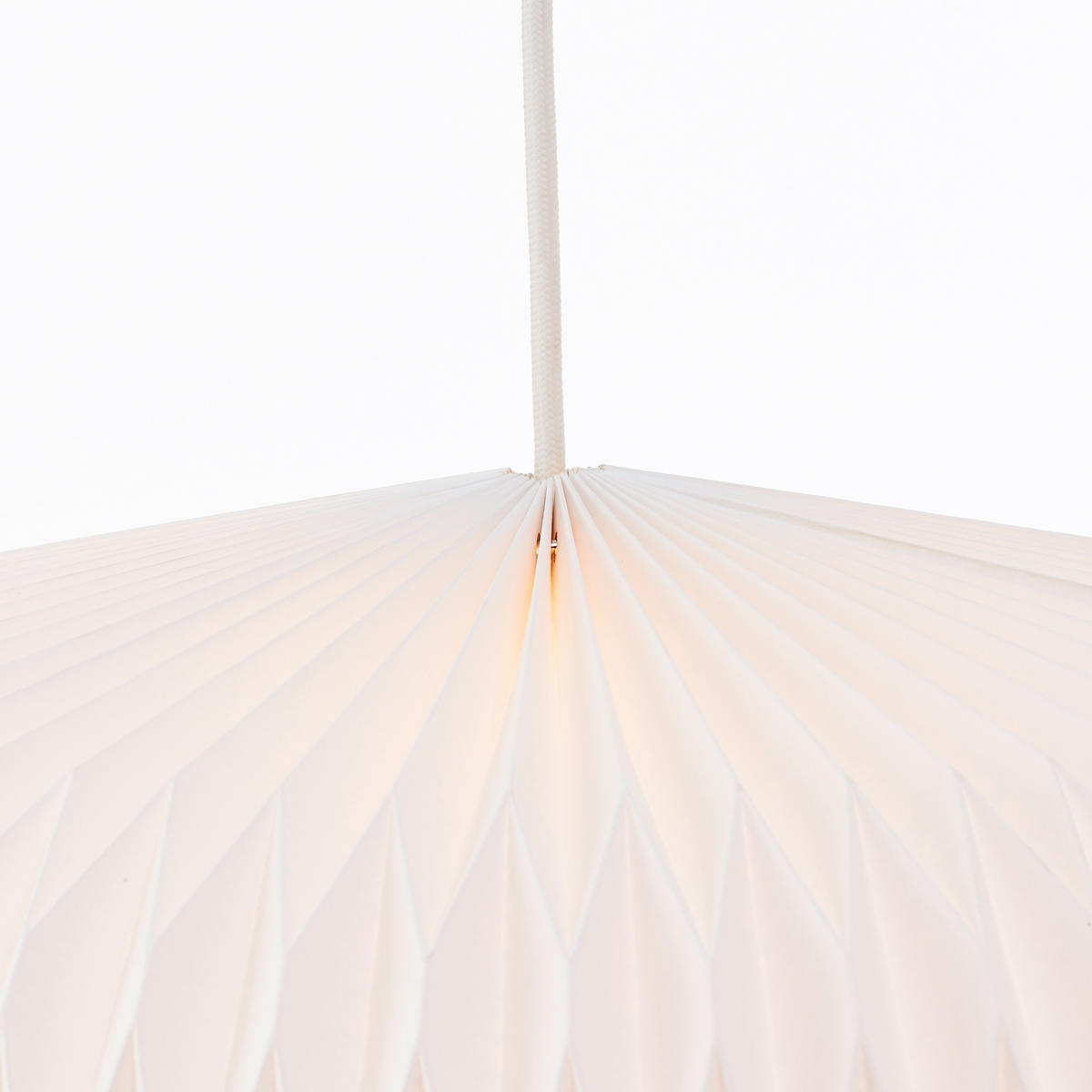 HÄNGELEUCHTE 44/27 cm    - Weiss, Natur, Papier/Metall (44/27cm) - Brilliant