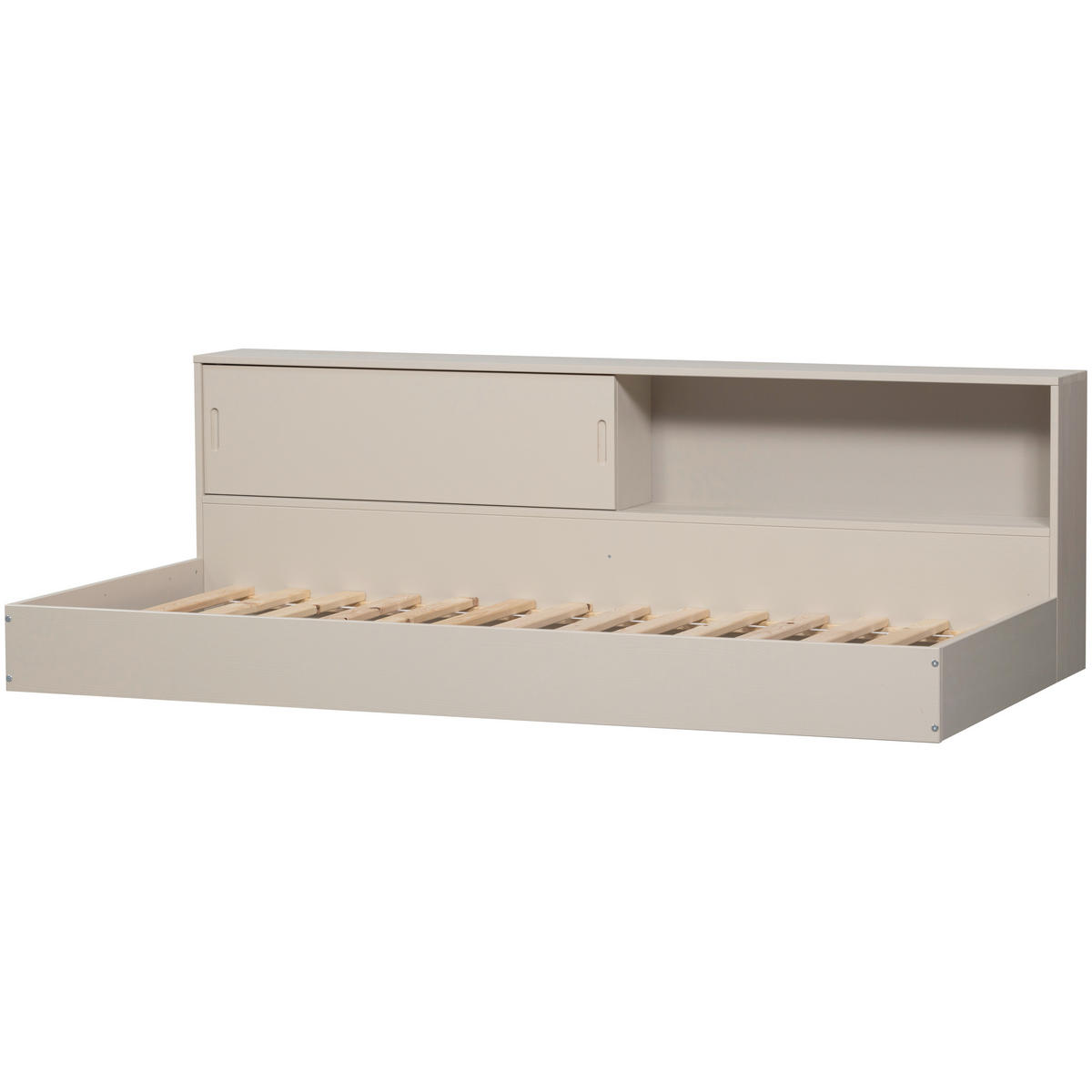 BODENBETT. 90/200 cm  in Grau  - Grau, Basics, Holz (90/200cm) - MID.YOU