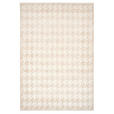 WEBTEPPICH 160/230 cm Houndstooth Allover Beige rechteckig  - Beige, Design, Textil (160/230cm) - Dieter Knoll