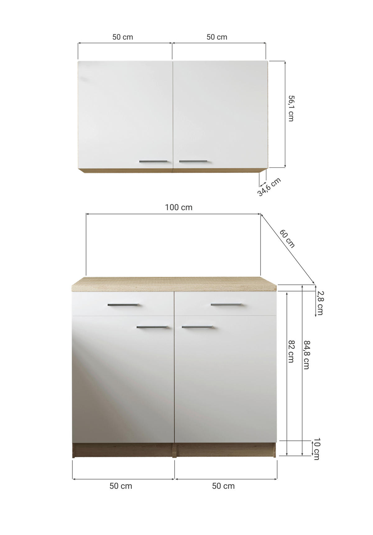 SKÅP MED VITRINDÖRRAR i svart, ekfärgad - silver/svart, Basics, metall/trämaterial (100/200/60cm) - Respekta