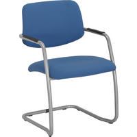 ARMLEHNSTUHL  in  - Blau/Schwarz, Basics, Kunststoff/Textil (56/85/61cm)