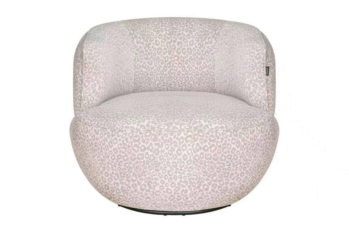 SESSEL in Webstoff Schwarz, Beige  - Beige/Schwarz, Design, Textil/Metall (82/68/81cm) - Stylife