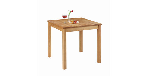 ESSTISCH in Holz 80/80/75 cm  - Buchefarben, KONVENTIONELL, Holz (80/80/75cm) - Carryhome