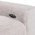ECKSOFA  in Cord Naturfarben  165/295 cm  - Schwarz/Naturfarben, KONVENTIONELL, Textil/Metall (165/295cm) - Carryhome